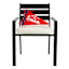 Sunny Club Pennant Home of The Brave Outdoor Pillow