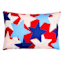 Patriotic Stars Outdoor Lumbar Throw Pillow, 14x20