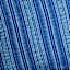 Honeybloom Dark Blue Stripe with Tassels Outdoor Throw Pillow, 18"
