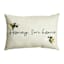 Honeybloom Honey I'm Home Lumbar Outdoor Throw Pillow, 14x20