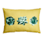 Honeybloom Succulent Garden Lumbar Outdoor Throw Pillow, 14x20
