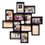 12-Opening Black Collage Wall Frame, 24"