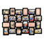 24-Opening Black Collage Wall Frame, 33x23