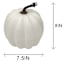 White Foam Pumpkin, 8"