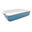REAL SIMPLE Blue Rectangle Baking Dish, 15x9.5