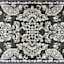 Arrington Grey & Taupe Traditional Floral Washable Accent Rug, 26x45