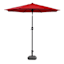 Red Crank & Tilt Round Patio Umbrella, 7.5'
