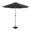 Black Crank & Tilt Round Patio Umbrella, 9'