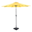 Yellow Crank & Tilt Round Patio Umbrella, 9'