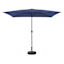 Navy Blue Crank Rectangle Patio Umbrella, 6.5x10ft