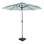 Seneca Navy Crank & Tilt Round Patio Umbrella, 9'
