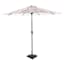 Paisley Chili Crank & Tilt Round Patio Umbrella, 9'