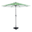 Green Marconi Banana Leaf Crank & Tilt Round Patio Umbrella, 9'