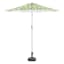 Teal & Lemon Crank & Tilt Round Patio Umbrella, 7.5'
