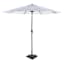 Calisto Pinstripe Crank & Tilt Round Patio Umbrella, 9'