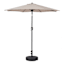 Tan Crank & Tilt Round Patio Umbrella, 7.5'