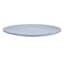 Matte Blue Coupe Dinner Plate