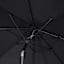 Black Crank & Tilt Round Patio Umbrella, 7.5'