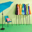 Black Crank & Tilt Round Patio Umbrella, 7.5'