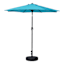 Turquoise Crank & Tilt Round Patio Umbrella, 7.5'