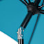 Turquoise Crank & Tilt Round Patio Umbrella, 7.5'