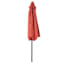 Red Crank & Tilt Round Patio Umbrella, 9'