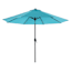 Turquoise Crank & Tilt Round Patio Umbrella, 9'