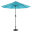 Turquoise Crank & Tilt Round Patio Umbrella, 9'