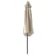 Tan Crank & Tilt Round Patio Umbrella, 9'