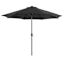 Black Crank & Tilt Round Patio Umbrella, 9'