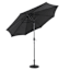 Black Crank & Tilt Round Patio Umbrella, 9'