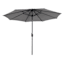 Grey Crank & Tilt Round Patio Umbrella, 9'
