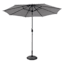 Grey Crank & Tilt Round Patio Umbrella, 9'