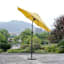 Yellow Crank & Tilt Round Patio Umbrella, 7.5'