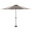 Charcoal Grey Crank Round Patio Umbrella, 11'