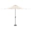 Tan Crank Round Patio Umbrella, 11'