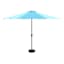Crank Round Patio Umbrella,11' & Base 2-Piece Set