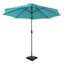 Crank & Tilt Round Patio Umbrella, 9' & Base 2-Piece Set