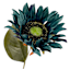 Blue Sunflower Stem, 28"