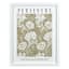Glass Framed Persevere Print Wall Art, 13x17