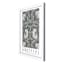 Glass Framed Grateful Print Wall Art, 13x17