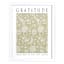 Glass Framed Gratitude Print Wall Art, 13x17