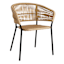 Paloma Patio Dining Table, Wicker Patio Dining Chairs & Patio Umbrella 7-Piece Set