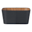Black & Sage Wooden Storage Basket, 7.5l
