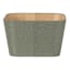 Green Sage & Wood Print Storage Basket, 8l