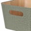 Green Sage & Wood Print Storage Basket, 8l