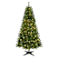 (A37) Pre-Lit Aurora Fir Christmas Tree, 6.5'