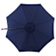 Navy Blue Offset Round Patio Umbrella, 10'