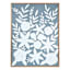 Framed Blue & White Canvas Wall Art, 31x41