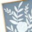 Framed Blue & White Canvas Wall Art, 31x41